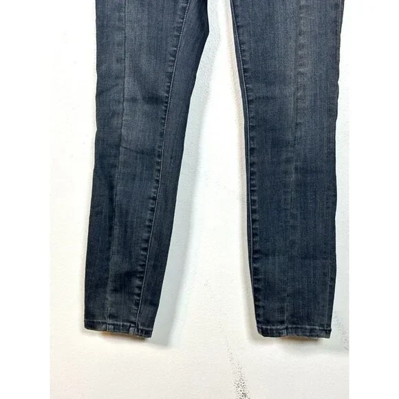 Anthropologie Pilcro High-Rise Denim Legging Women's‎ Sz 27 p Dark Wash Petite - Picture 2 of 14